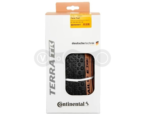Вело покрышка Continental Terra Trail ProTection 28 x 1.50, 700 x 40C Tubeless Ready, Black Chili