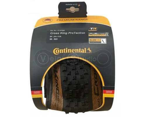 Вело покрышка Continental Cross King 29 x 2.20 ProTection, Tubeless Ready Amber