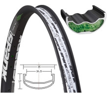 Обод SPANK 350 Vibrocore™, 35x29 Tubeless Ready 32H, F/V Presta