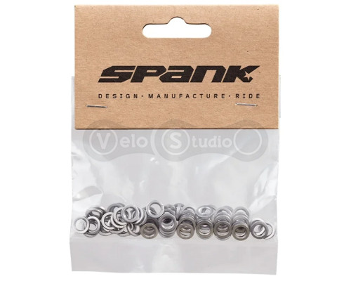 Шайбы для ниппелей SPANK нержавейка, 65 штук