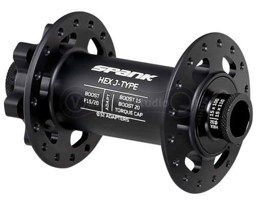 Передня втулка SPANK HEX J-TYPE Boost F15/20, H32, Black
