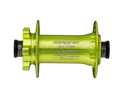 Втулка передняя SPANK HEX J-TYPE Boost F15/20, H32, Green