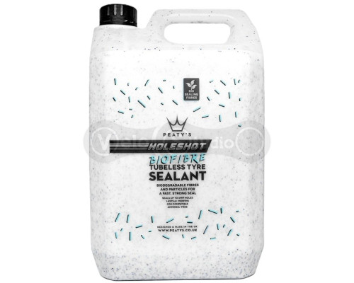 Герметик безкамерний Peaty's Holeshot BioFibre Tubeless Tyre Sealant, 25L