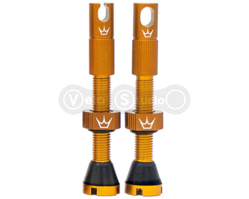 Ніпелі Peaty's x Chris King Tubeless Valves, 42mm, Bourbon - 2 шт
