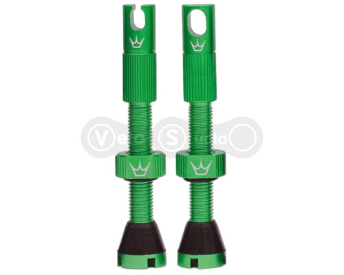 Ниппели Peaty's x Chris King Tubeless Valves, 42mm, Emerald - 2 шт
