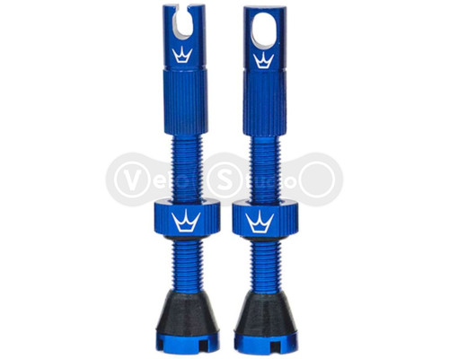 Ніпелі Peaty's x Chris King Tubeless Valves, 42mm, Navy - 2 шт