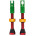 Ніпелі Peaty's x Chris King Tubeless Valves, 42mm, Rasta - 2 шт