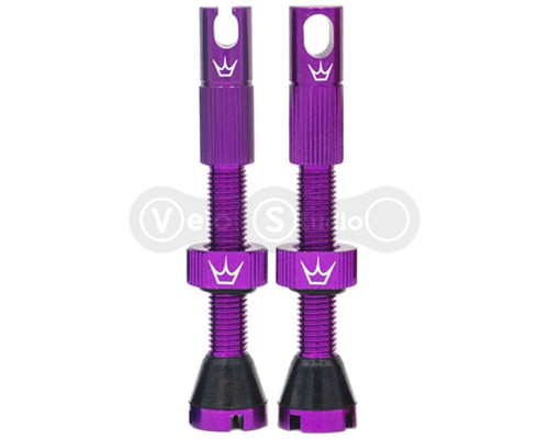 Ніпелі Peaty's x Chris King Tubeless Valves, 42mm, Violet - 2 шт