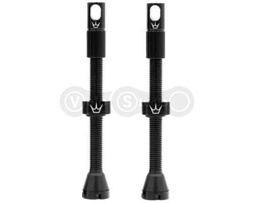 Ниппели Peaty's x Chris King Tubeless Valves, 60mm, Black - 2 шт