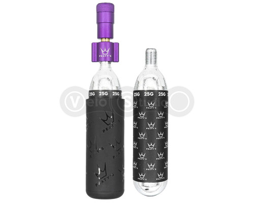 Насос Peaty's Holeshot CO2 Tyre Inflator, MTB 25g, Violet