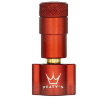 Адаптер картриджа-баллона Peaty's Holeshot CO2 Tyre Inflator Head, Red