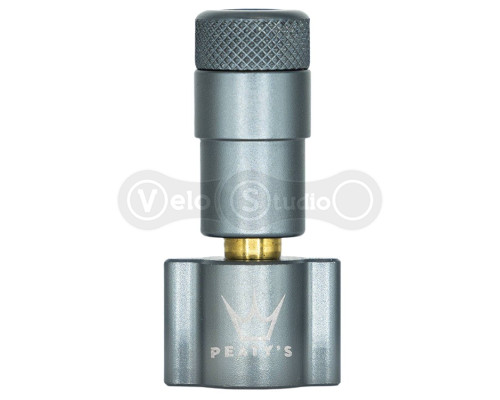 Адаптер картриджа-баллона Peaty's Holeshot CO2 Tyre Inflator Head, Slate
