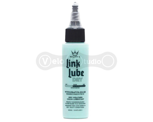 Смазка для цепи Peaty's LinkLube Dry, для сухой погоды, 60ml