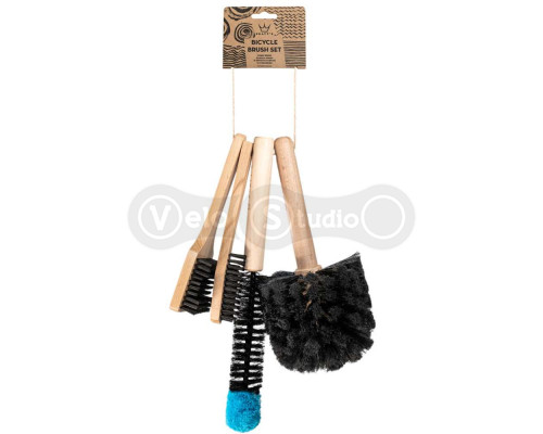 Набор щеток Peaty's Bicycle Brush Set, Bog / Detail / Drivetrain / Tyre, 4шт