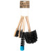 Набор щеток Peaty's Bicycle Brush Set, Bog / Detail / Drivetrain / Tyre, 4шт