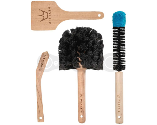 Набор щеток Peaty's Bicycle Brush Set, Bog / Detail / Drivetrain / Tyre, 4шт