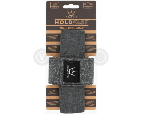 Сумка для инструментов на раму Peaty's HoldFast Trail Tool Wrap, Slate Grey