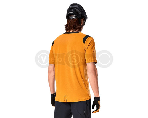 Джерсі Alpinestars A-Dura Dri Wool Jersey - SS Dark Gold, M