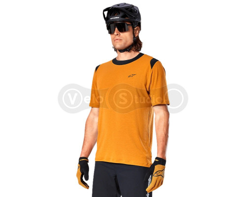 Джерсі Alpinestars A-Dura Dri Wool Jersey - SS Dark Gold, L