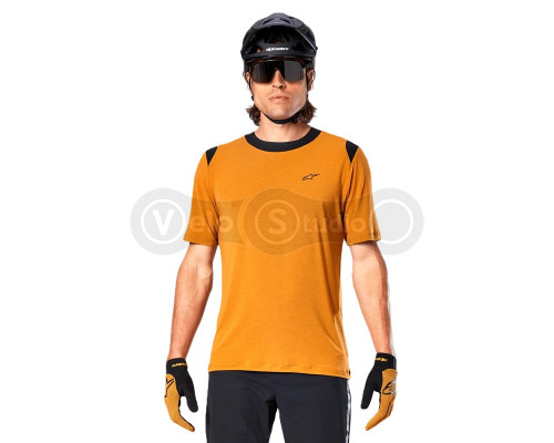 Джерсі Alpinestars A-Dura Dri Wool Jersey - SS Dark Gold, L