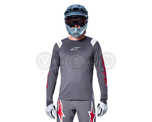 Джерсі Alpinestars A-Supra Astar Jersey - LS Dark Gray, XXL