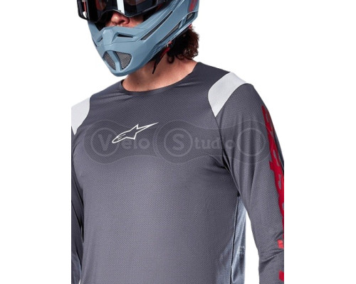 Джерсі Alpinestars A-Supra Astar Jersey - LS Dark Gray, XXL