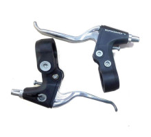 Гальмівні ручки Longus (пара) для V-Brake, Al/пластик, чорні