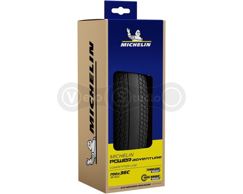 Вело покришка Michelin Power Adventure 700x42C (42-622), Tubeless Ready