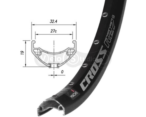 Обід Mach1 CROSS-R 27 29 дюймів, 28 спиць, Tubeless Ready