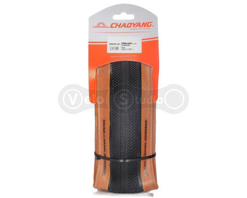 Вело покришка Longus/Chaoyang 700x40C GRAVEL GP 60TPI 2C-MTB Tubeless Ready Tanwall