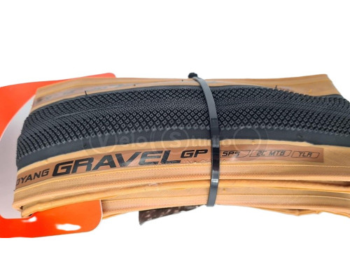 Вело покришка Longus/Chaoyang 700x40C GRAVEL GP 60TPI 2C-MTB Tubeless Ready Tanwall