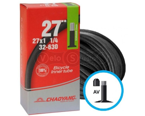 Вело камера Longus/Chaoyang 27.5x1-1/4 AV33 (32-630)
