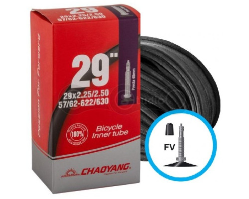 Вело камера Longus/Chaoyang 29х2,25/2,50 FV48 (57/62-622/630)