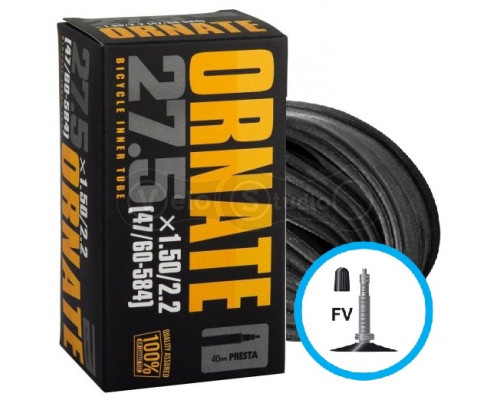 Вело камера Longus/Chaoyang 27.5х1,5/2,20 FV40 (47/60-584) ORNATE