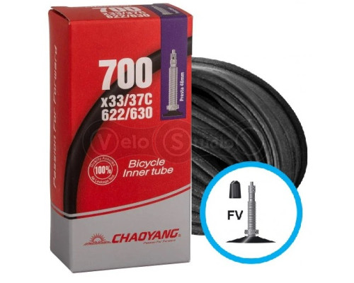 Вело камера Longus/Chaoyang 700x33/37C FV48 (33/37-622/630)