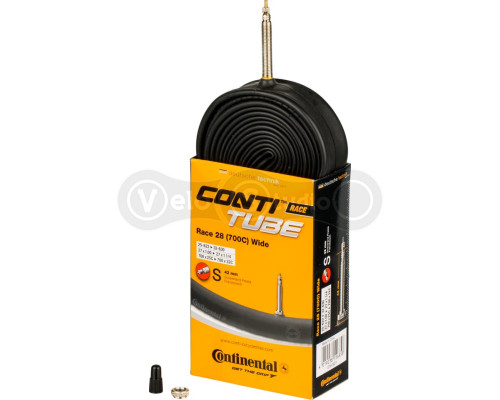 Вело камера Continental Race Tube Wide 700x25/32C S60 RE , 25-622/32-630, 125 г