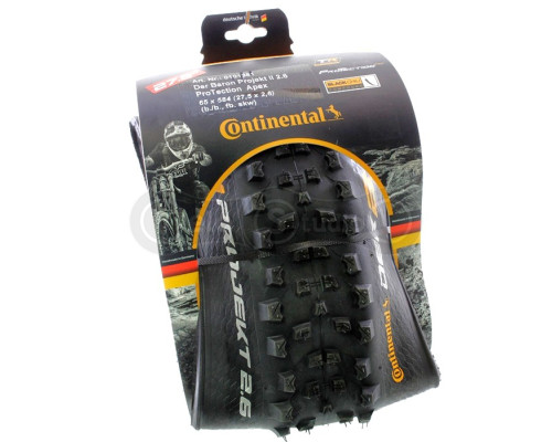 Вело покрышка Continental Der Baron Projekt 27.5"x2.6, ProTection Apex, Tubeless Ready