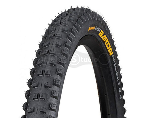 Вело покрышка Continental Der Baron Projekt 27.5"x2.6, ProTection Apex, Tubeless Ready