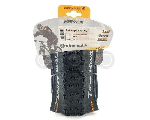 Вело покрышка Continental Trail King, 26x2.20, BlackChili, ProTection Apex, Tubeless Ready