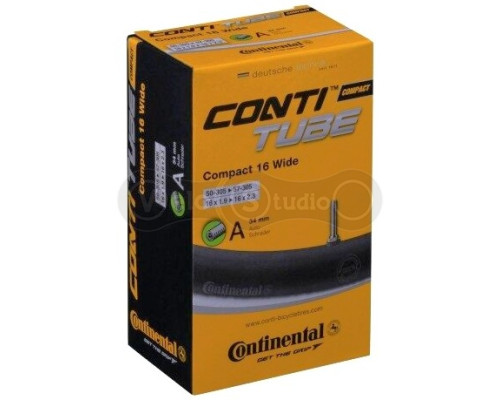 Вело камера Continental Compact 16x1.9/2.3 wide, 50-305->57-305, A34