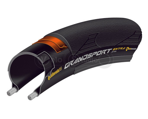 Вело покрышка Continental Grand Sport Race 700 x 32C, черная, складная, skin