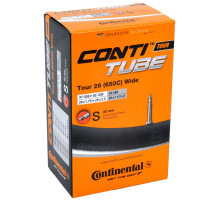Вело камера Continental Tour Tube Wide 26 x 1.75 - 2.50, 47-559->62-559, S42, 200 г