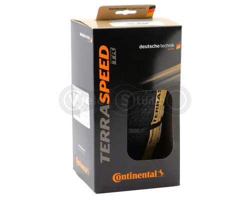 Вело покрышка Continental Terra Speed ProTection 700 x 35C черная/кремовая, Tubeless Ready