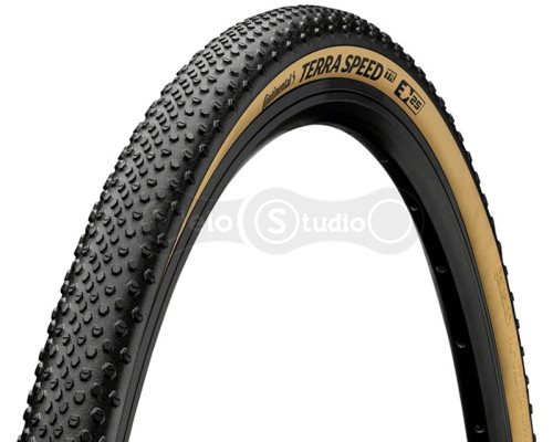 Вело покрышка Continental Terra Speed ProTection 700 x 35C черная/кремовая, Tubeless Ready