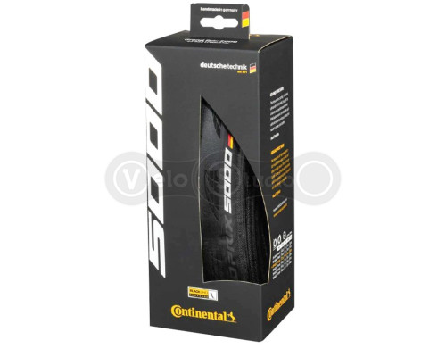 Вело покрышка Continental Grand Prix 5000S TR 700 x 25C черная складная skin