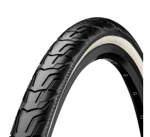 Вело покрышка Continental Ride City, 700 x 42C черно-белая светоотражающая