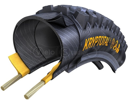 Вело покришка Continental Kryptotal-F Downhill 27,5 x 2.40, SuperSoft, Tubeless Ready, чорна