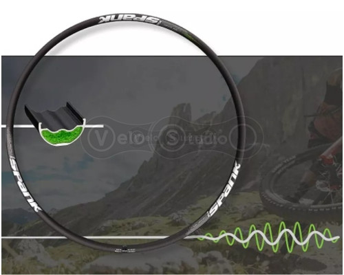 Обід SPANK 359 Vibrocore™, 35x29 Tubeless Ready 32H, F/V Presta