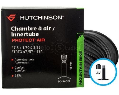 Камера з герметиком HUTCHINSON 27,5X1,70-2,35 VS 48 мм
