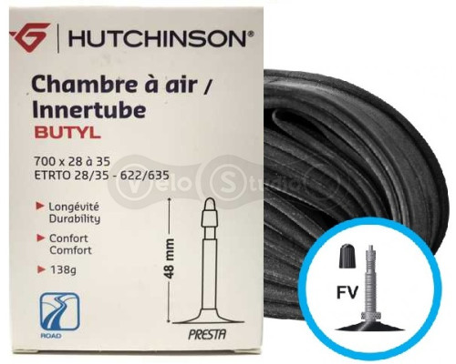 Камера HUTCHINSON CH 700X28-35 VF 48 MM